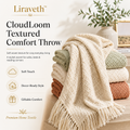 Liraveth™ CloudLoom Textured Comfort Throw